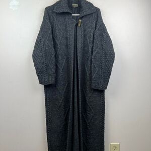 Connemara Knitwear 100% Irish Merino Wool Button Down Cardiga Size XL